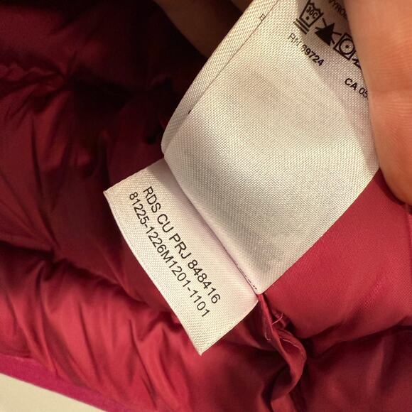 Columbia Women's Down Puffer Jacket McKay Lake Pink Full Zip XL - Picture 5 of 8